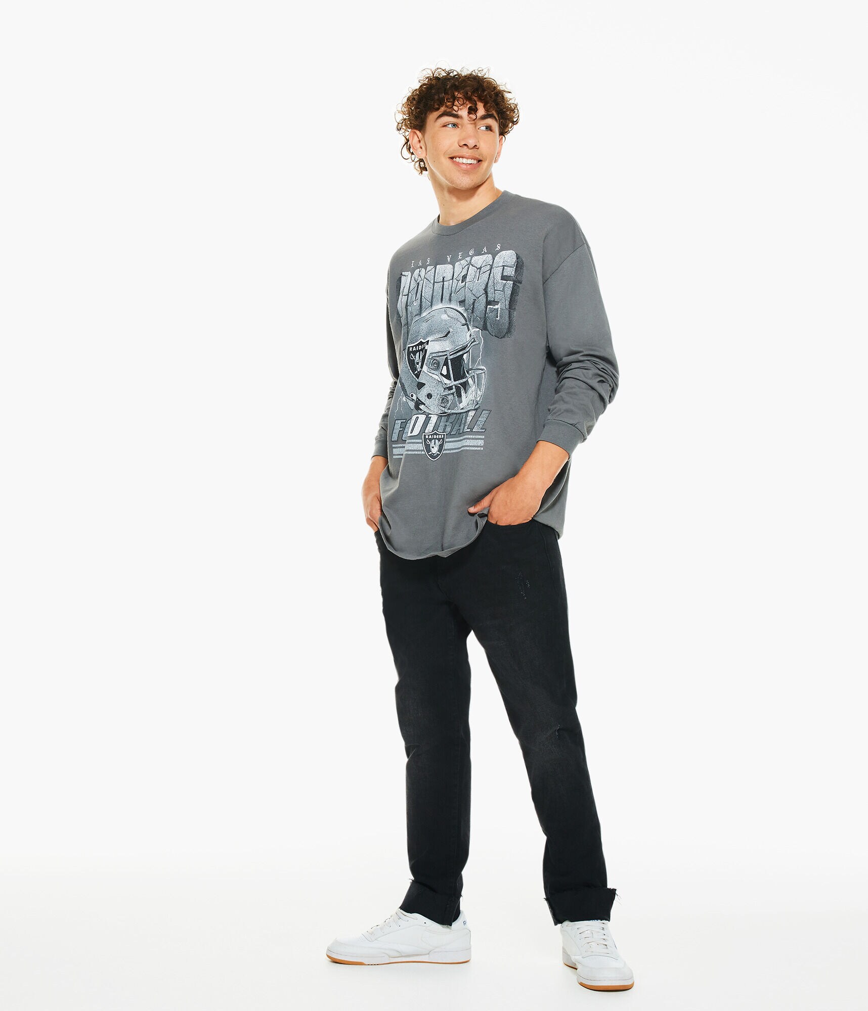 Long Sleeve Las Vegas Raiders Graphic Tee