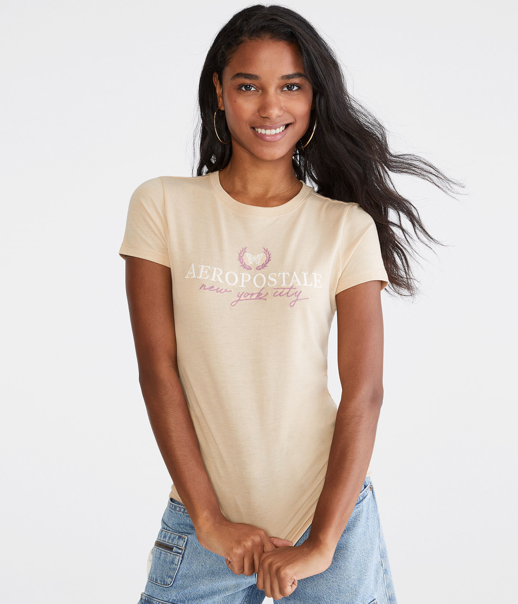 Aero NYC Laurel Crest Graphic Tee