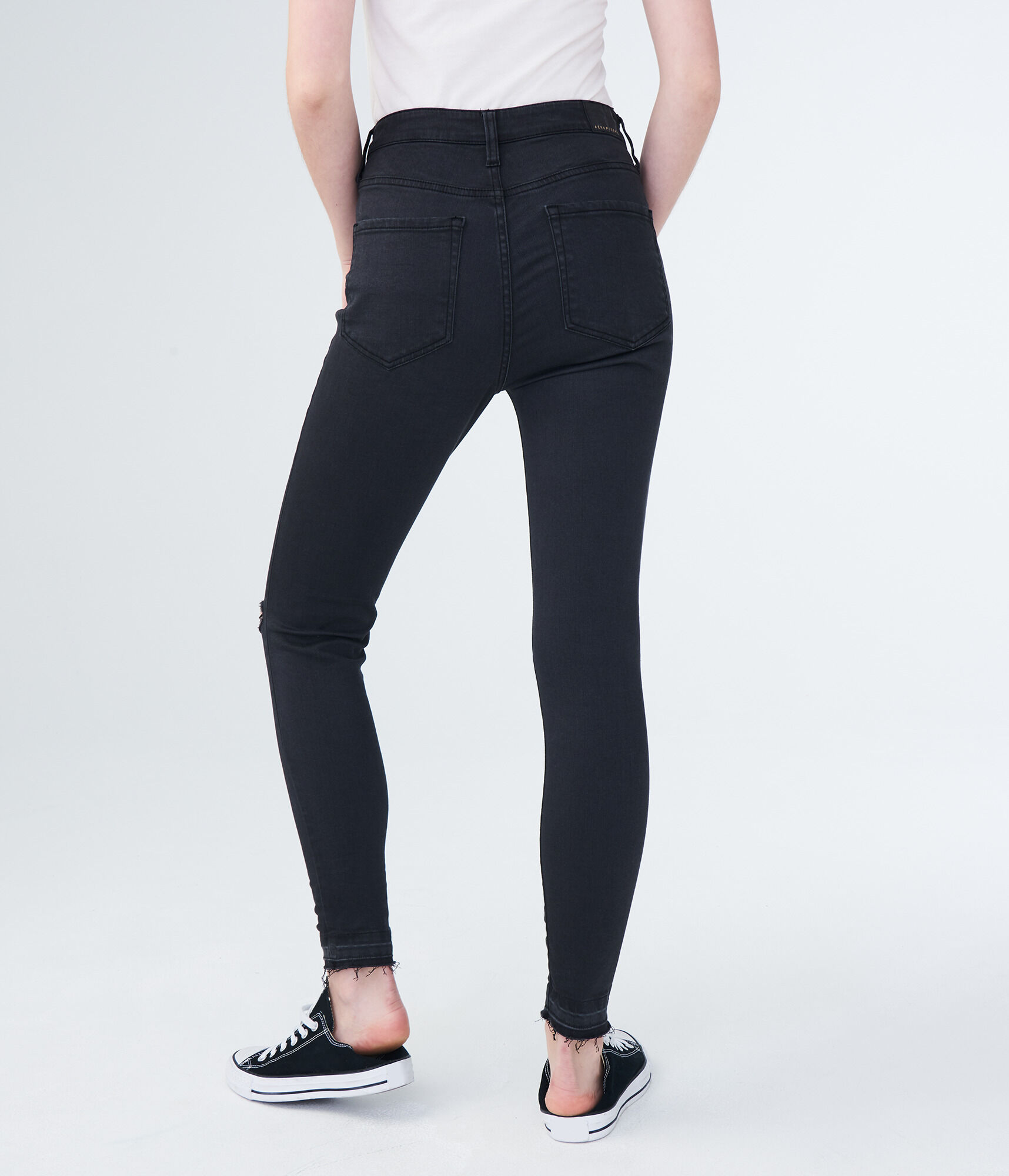 Seriously Stretchy Super High-Waisted Ankle Jegging