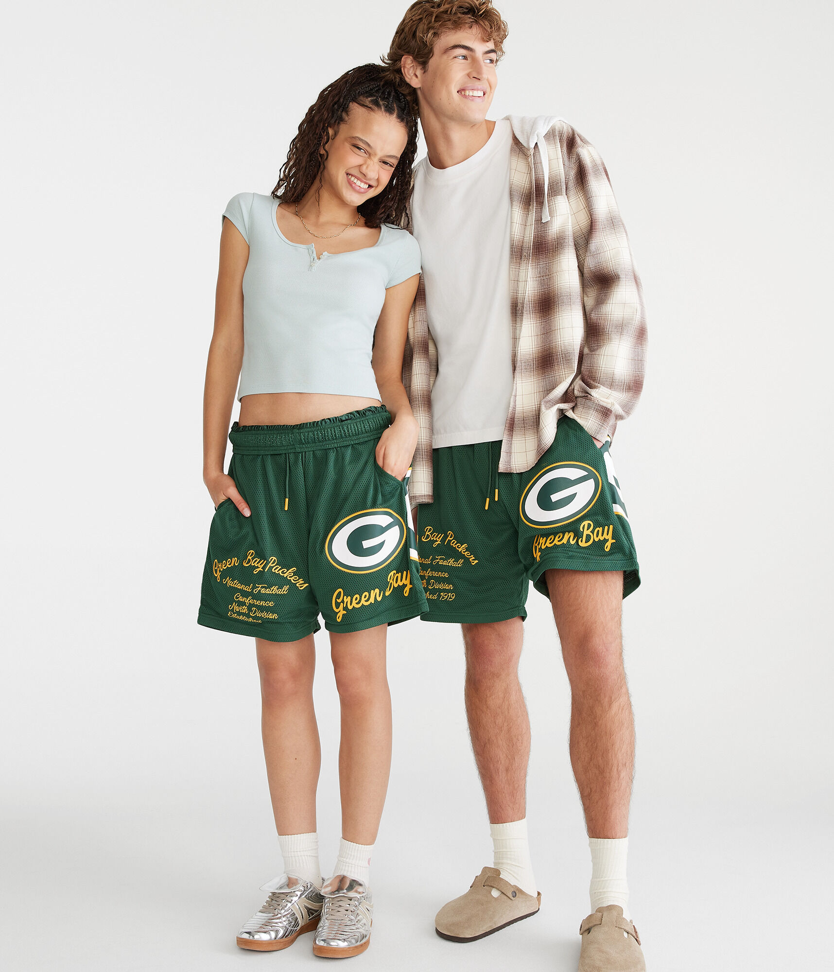 Green Bay Packers Mesh Shorts 6"