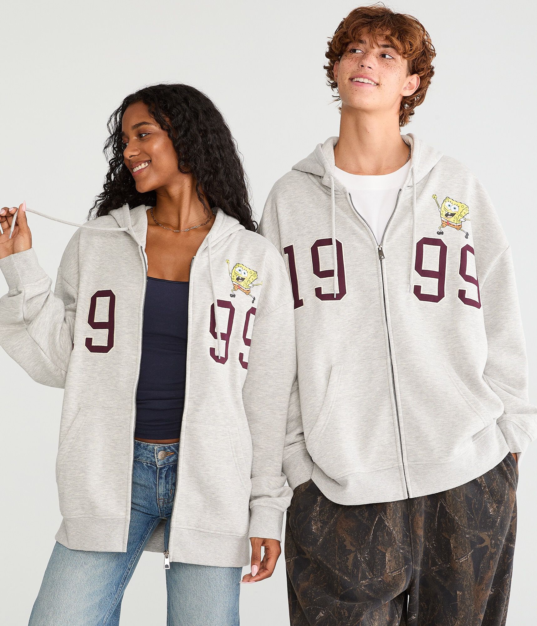 SpongeBob x Aero 1999 Full-Zip Hoodie