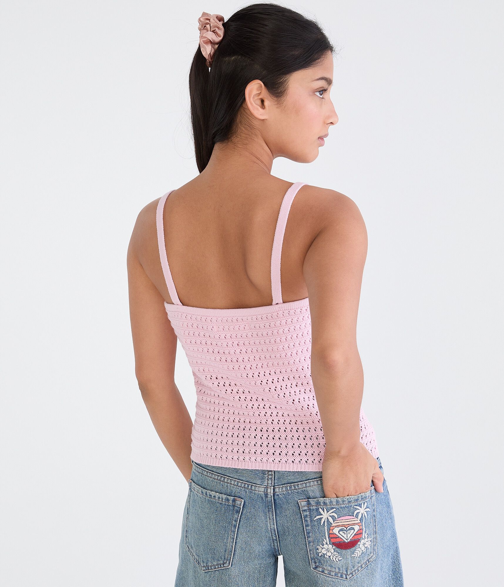 Seashell Sweater Tube Top