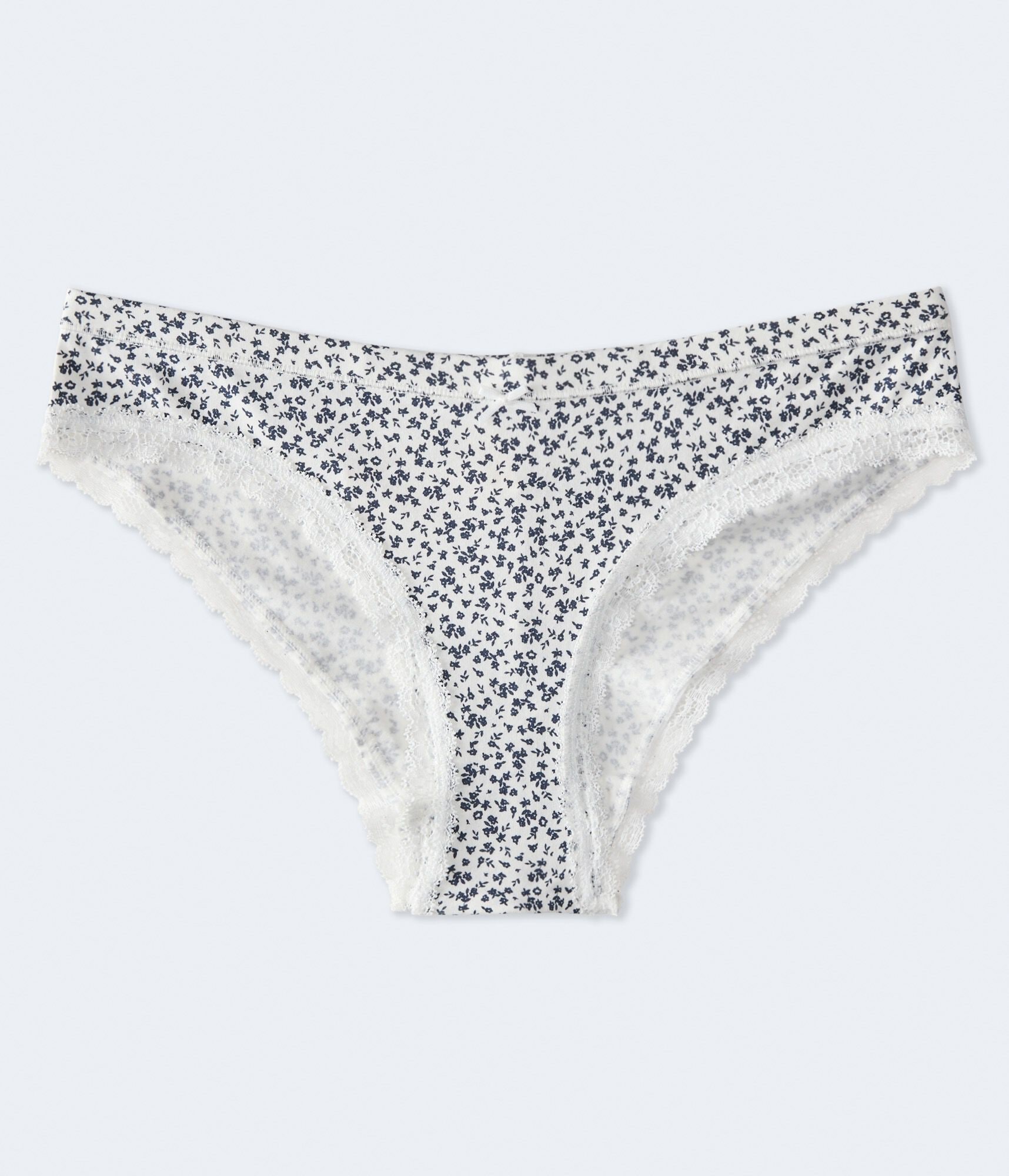 Floral Lace-Trim Cheeky