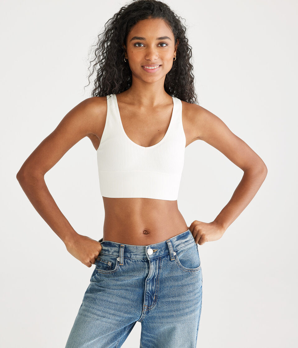 Seamless Scoop Long-Line Bralette