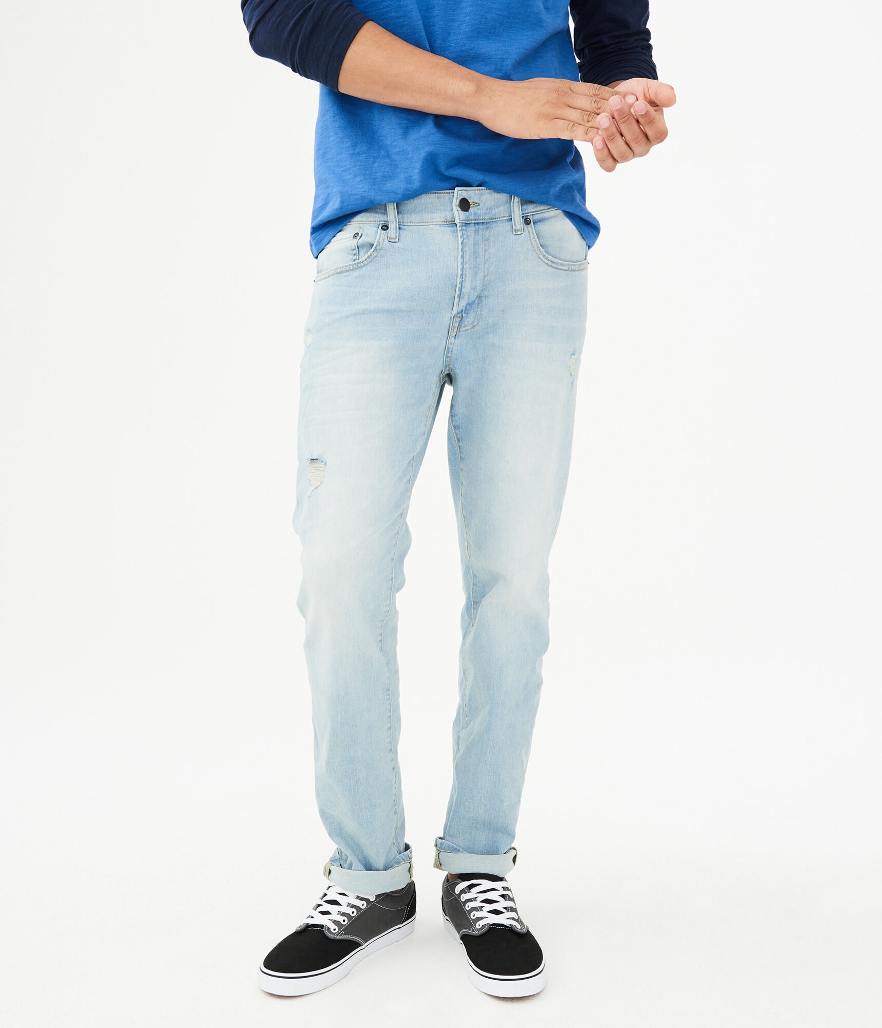 aeropostale light wash jeans