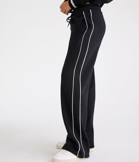 Piped Fleece Track Pants Piped Fleece Track Pants