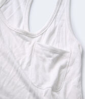 Pocket Cropped Racerback Tank***