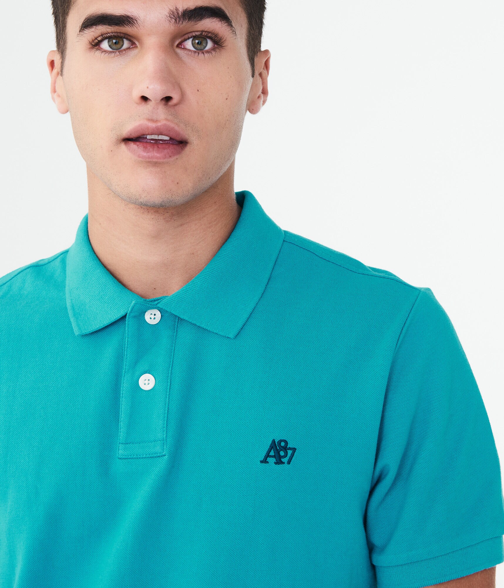 A87 Logo Piqu&eacute; Polo