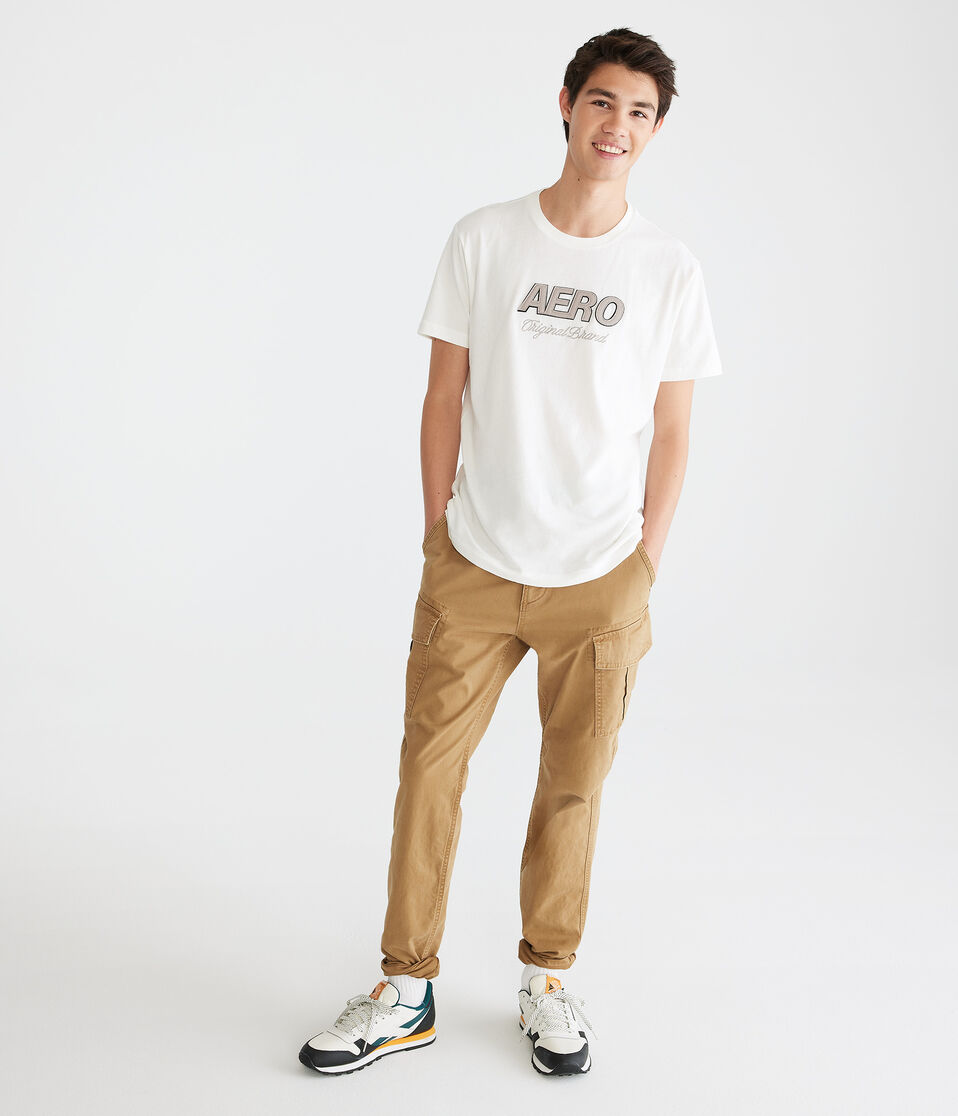Aero Original Brand Appliqué Graphic Tee
