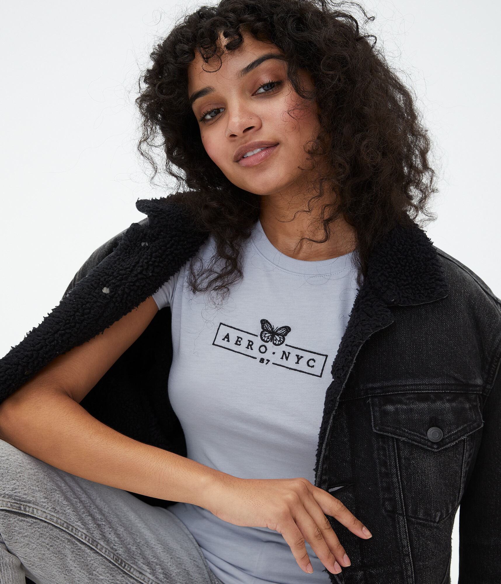 Aero NYC Butterfly Box Graphic Tee