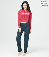 LLD Logo Stripe 90's Wide-Leg Sweatpants