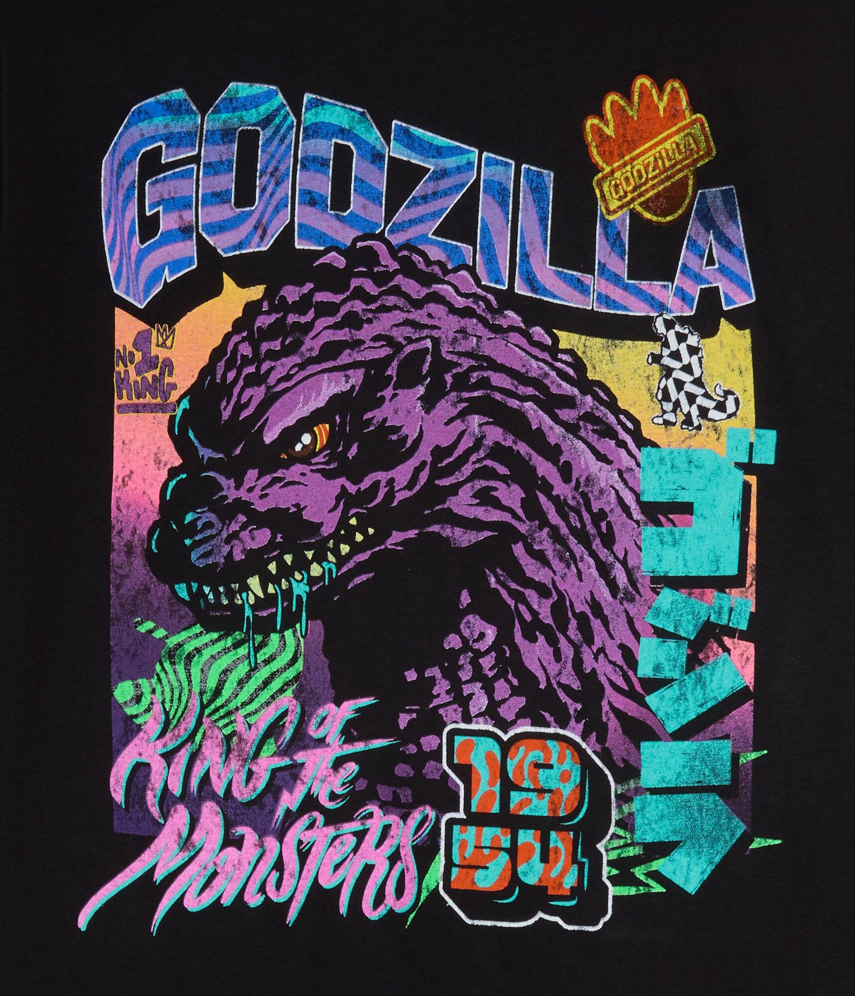 Godzilla King Of Monsters Relaxed Graphic Tee