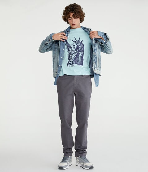 Aero NYC Statue Of Liberty Graphic Tee Aero NYC Statue Of Liberty Graphic Tee
