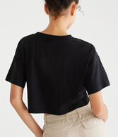 Miami Heat Oversized Cropped Graphic Tee