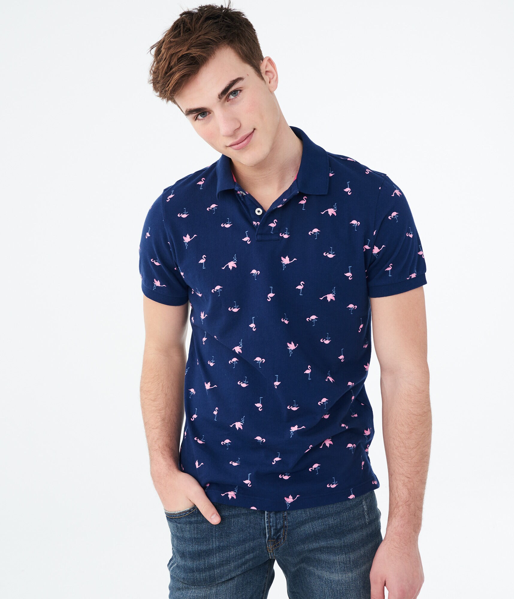 Flamingo Jersey Polo