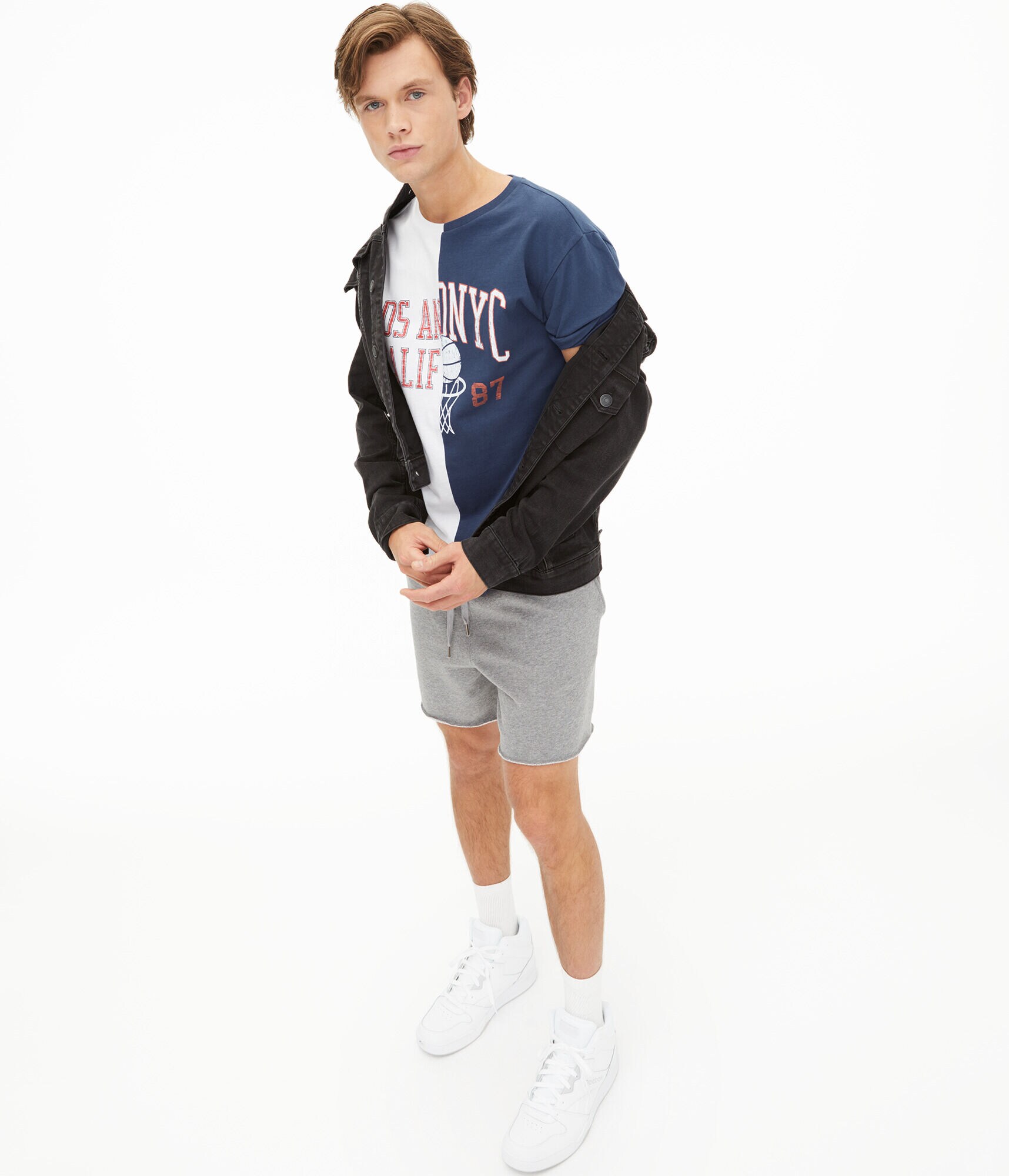 LA NYC Split Graphic Tee