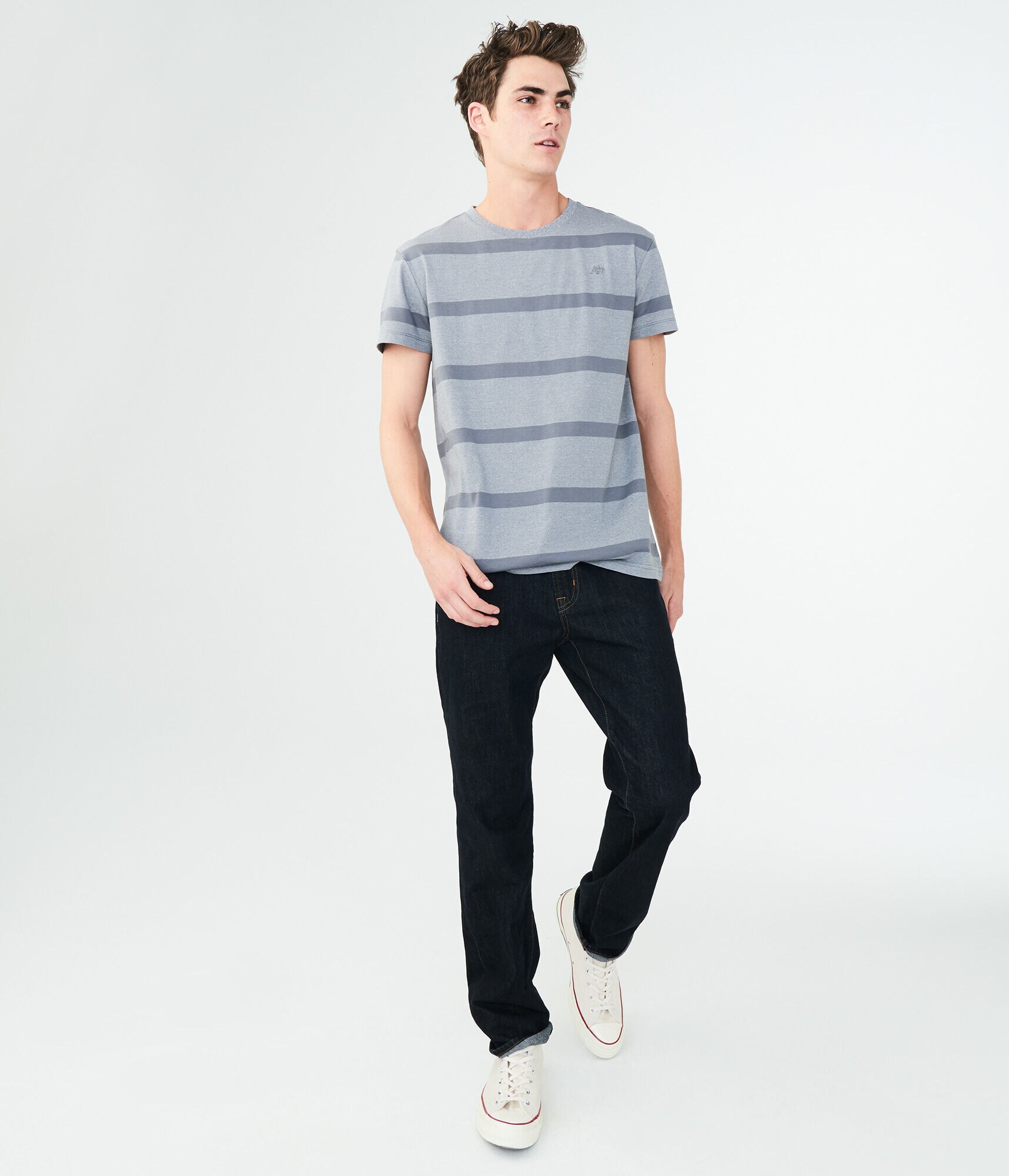 Straight Dark Wash Stretch Jean