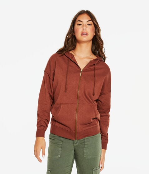 Oversized Full-Zip Hoodie Oversized Full-Zip Hoodie