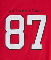 Aeropostale Large 87 Appliqué Graphic Tee