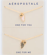 Best Friends Heart Necklace 2-Pack