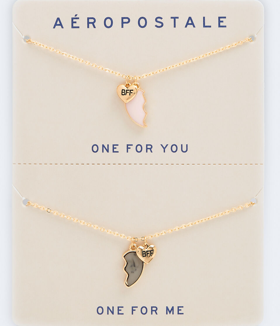 Best Friends Heart Necklace 2-Pack