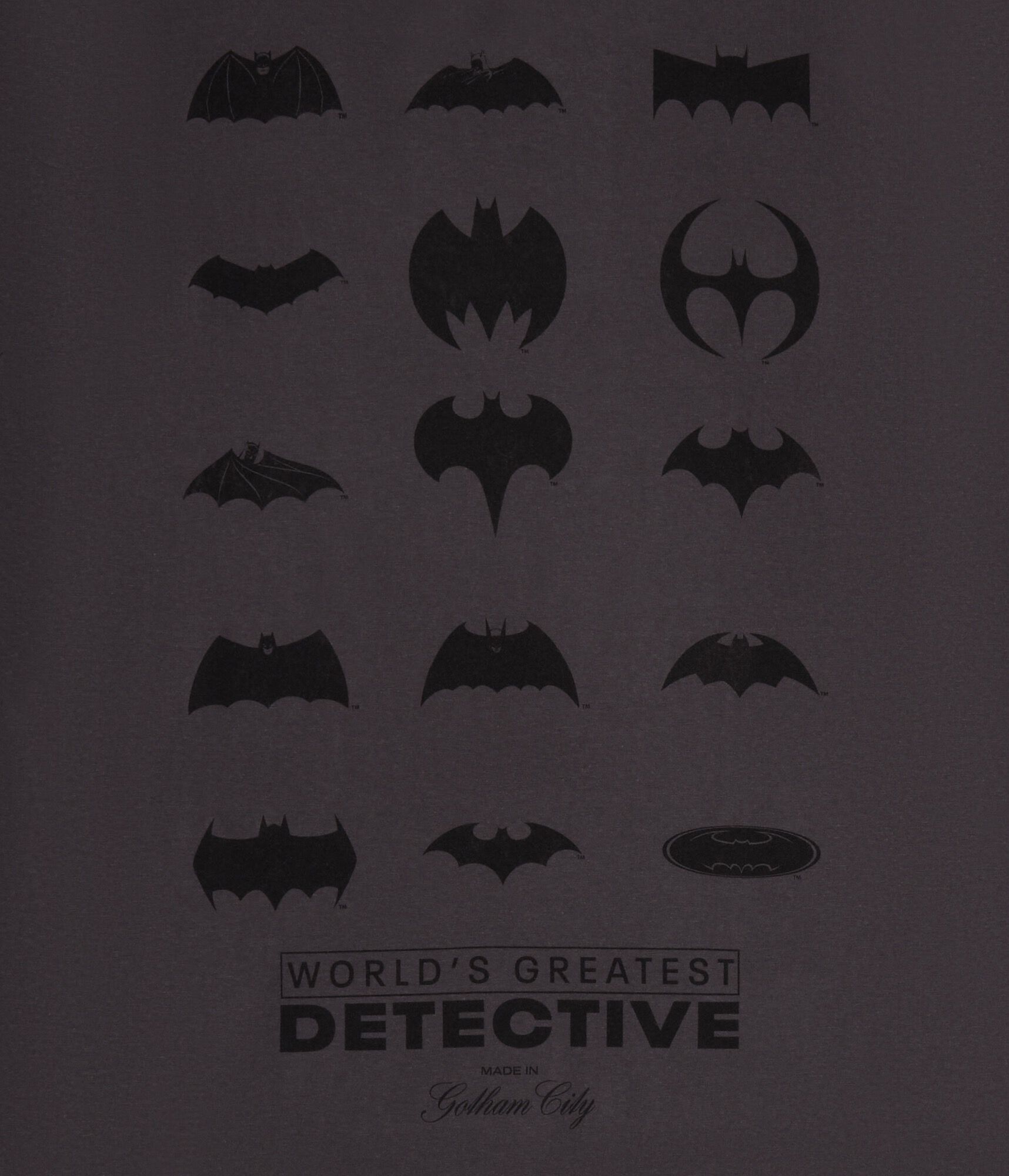 Batman Logos Relaxed Graphic Tee