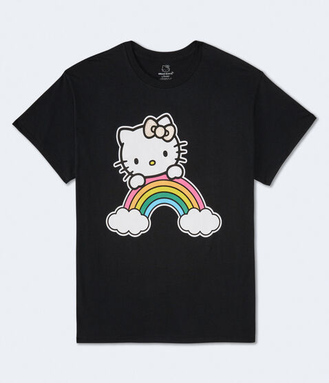 Hello Kitty Rainbow Oversized Graphic Tee Hello Kitty Rainbow Oversized Graphic Tee