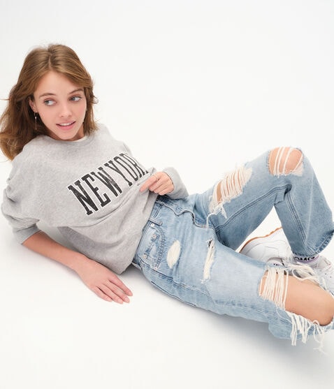 '90s Super High-Rise Straight Hemp Jean