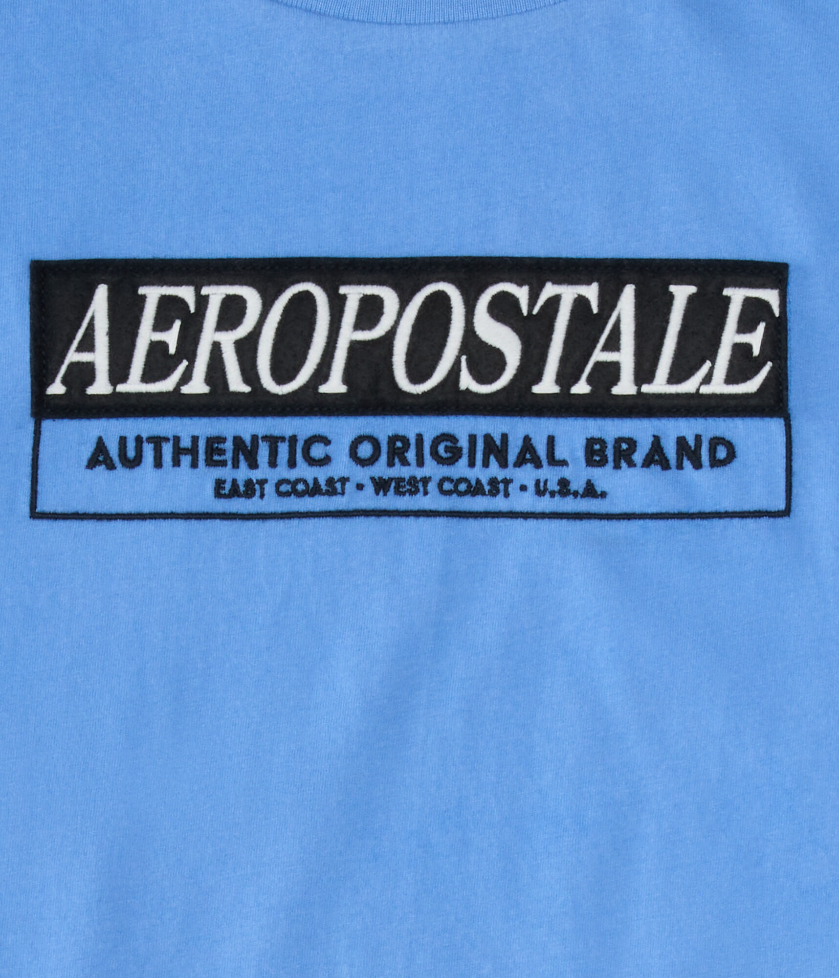 Aeropostale Box Logo Appliqué Graphic Tee