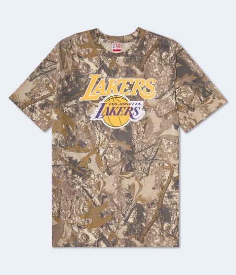 Los Angeles Lakers Camo Relaxed Graphic Tee Los Angeles Lakers Camo Relaxed Graphic Tee
