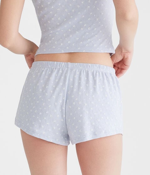 Printed Knit Sleep Shorts Printed Knit Sleep Shorts