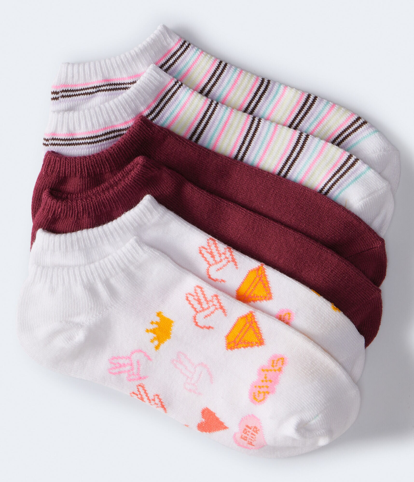 Grl Pwr Ankle Sock 3-Pack