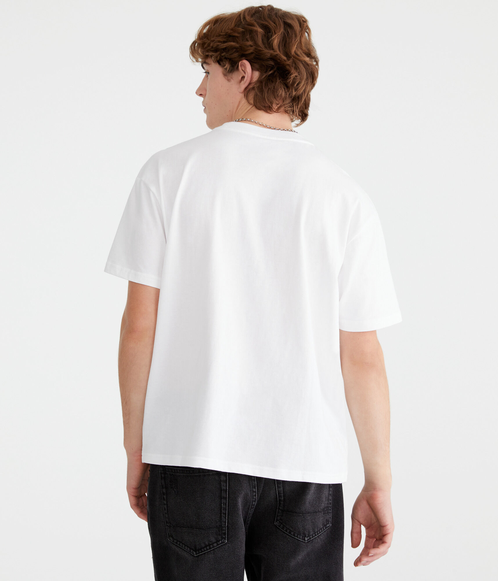 Tonal Logo Relaxed Fit Crew Tee