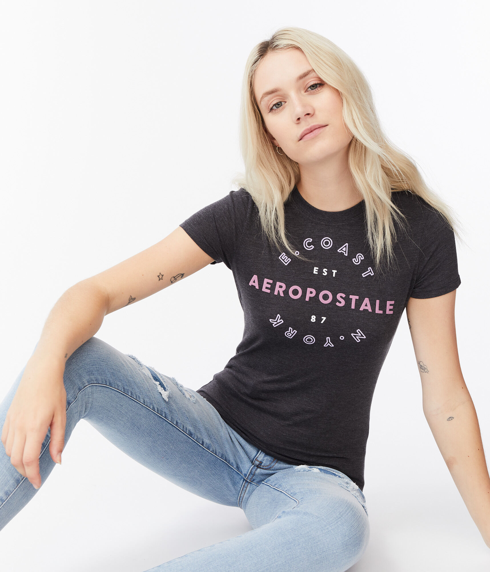 Aeropostale East Coast New York Graphic Tee