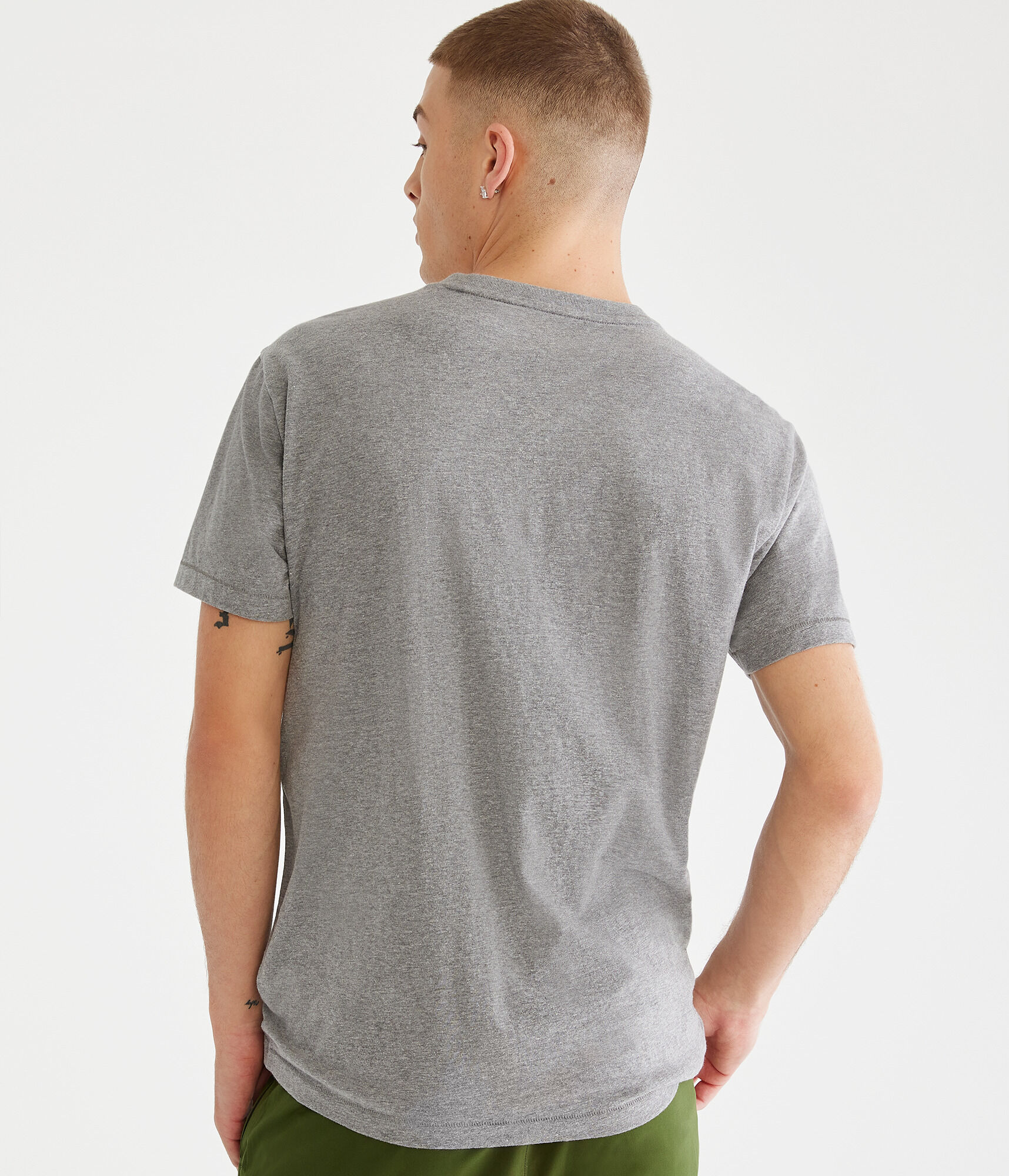 Aeropostale Rose Letter Appliqu&eacute; Graphic Tee