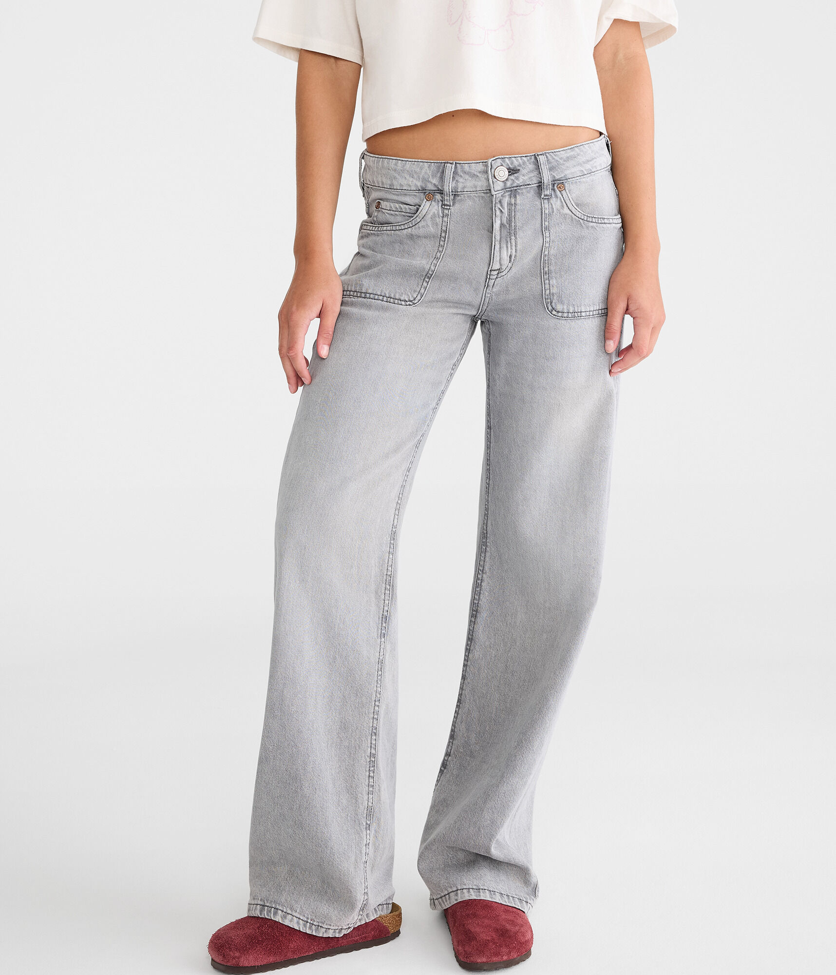 Low-Rise Baggy Wide Leg Lightweight Luxe Jean