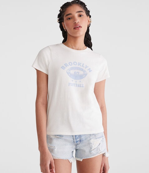 Seriously Soft Brooklyn Football Vintage Fit Graphic Tee Seriously Soft Brooklyn Football Vintage Fit Graphic Tee