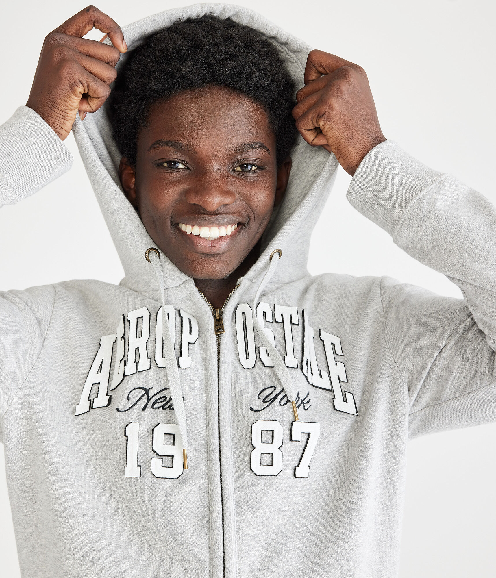 Aeropostale 1987 Heritage Full-Zip Hoodie
