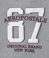 Aeropostale 87 Appliqué Graphic Tee