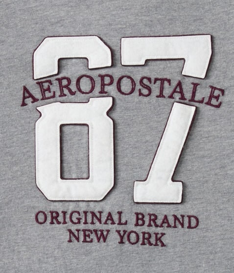 Aeropostale 87 Appliqué Graphic Tee Aeropostale 87 Appliqué Graphic Tee
