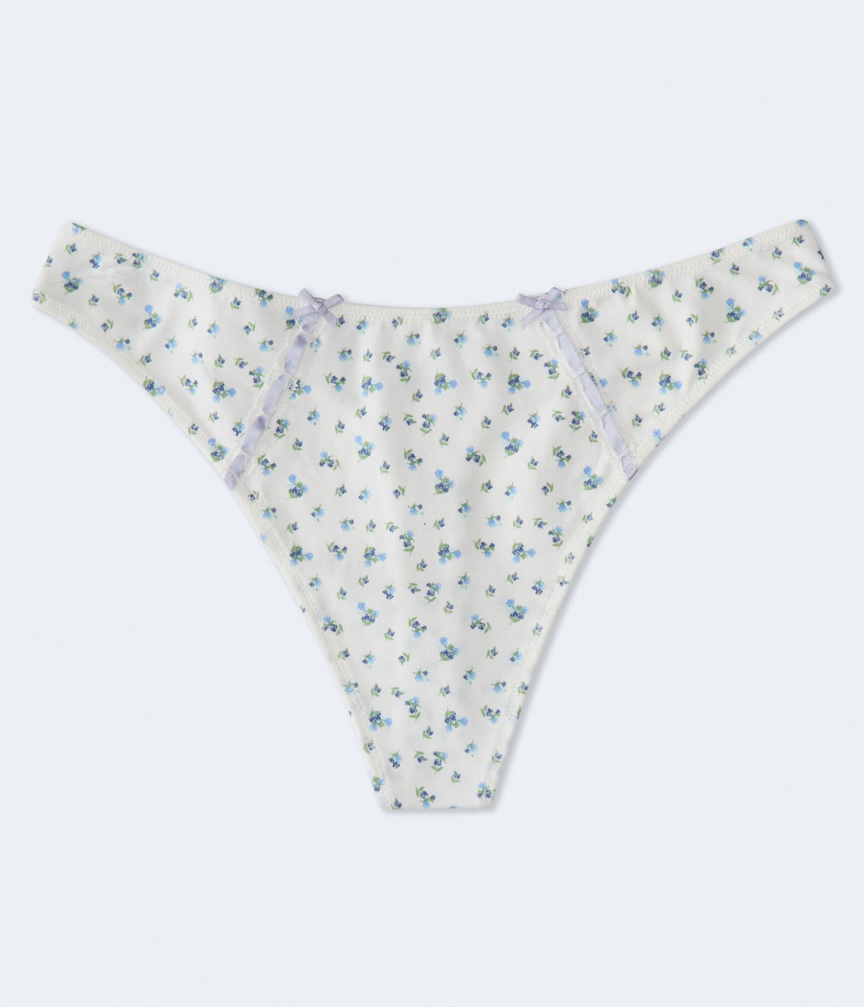Floral Ribbon Thong
