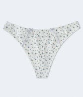 Floral Ribbon Thong