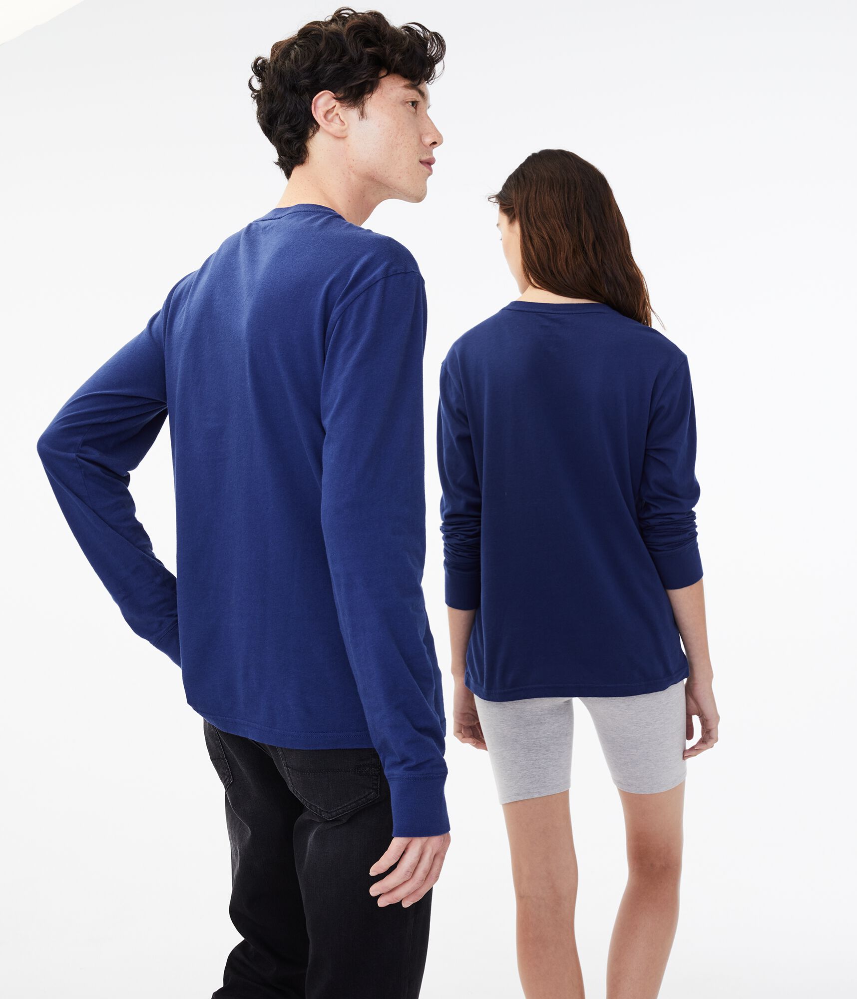 Long Sleeve Wolf Spirit Animal Graphic Tee