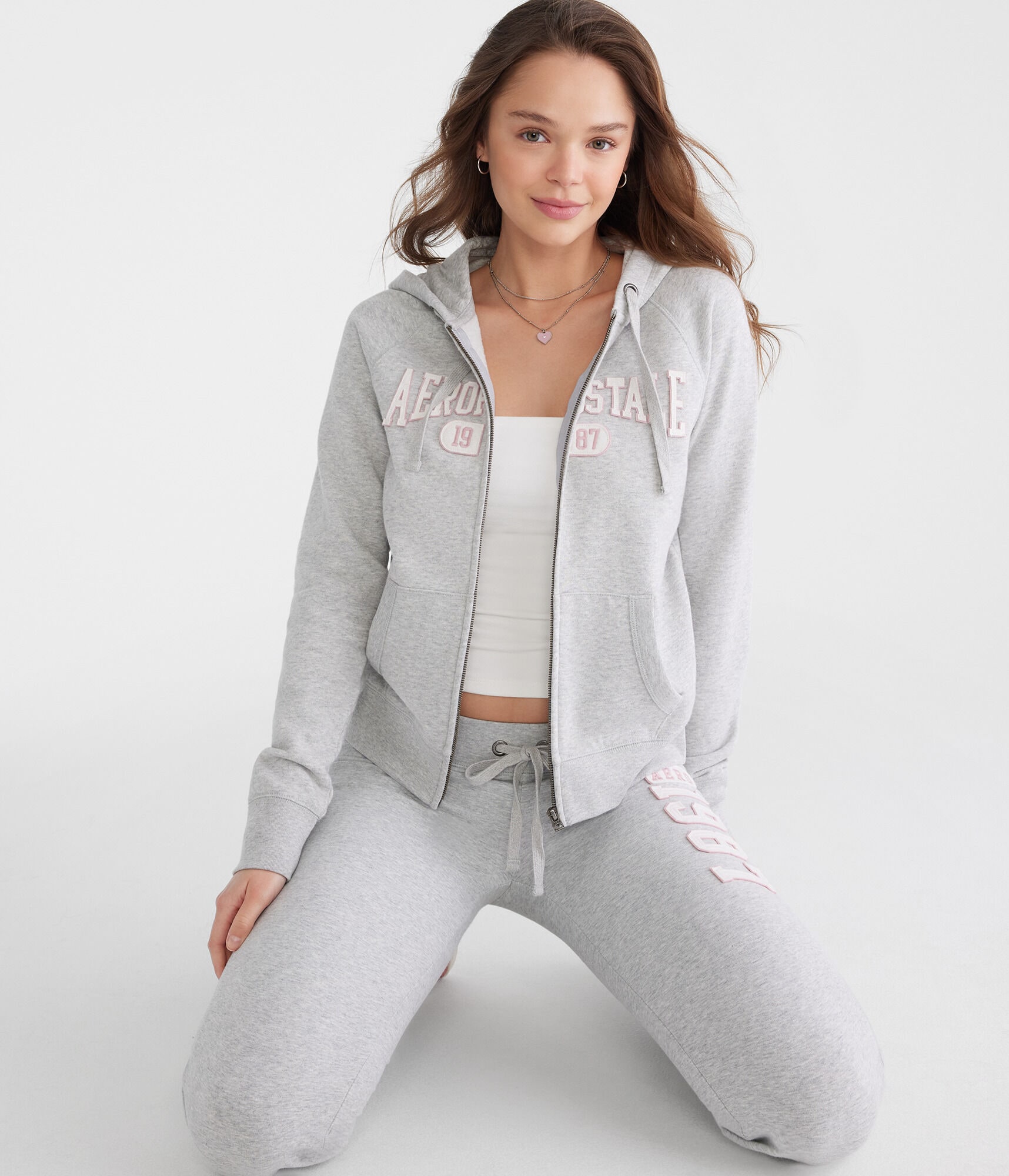 Aeropostale 1987 Full-Zip Hoodie