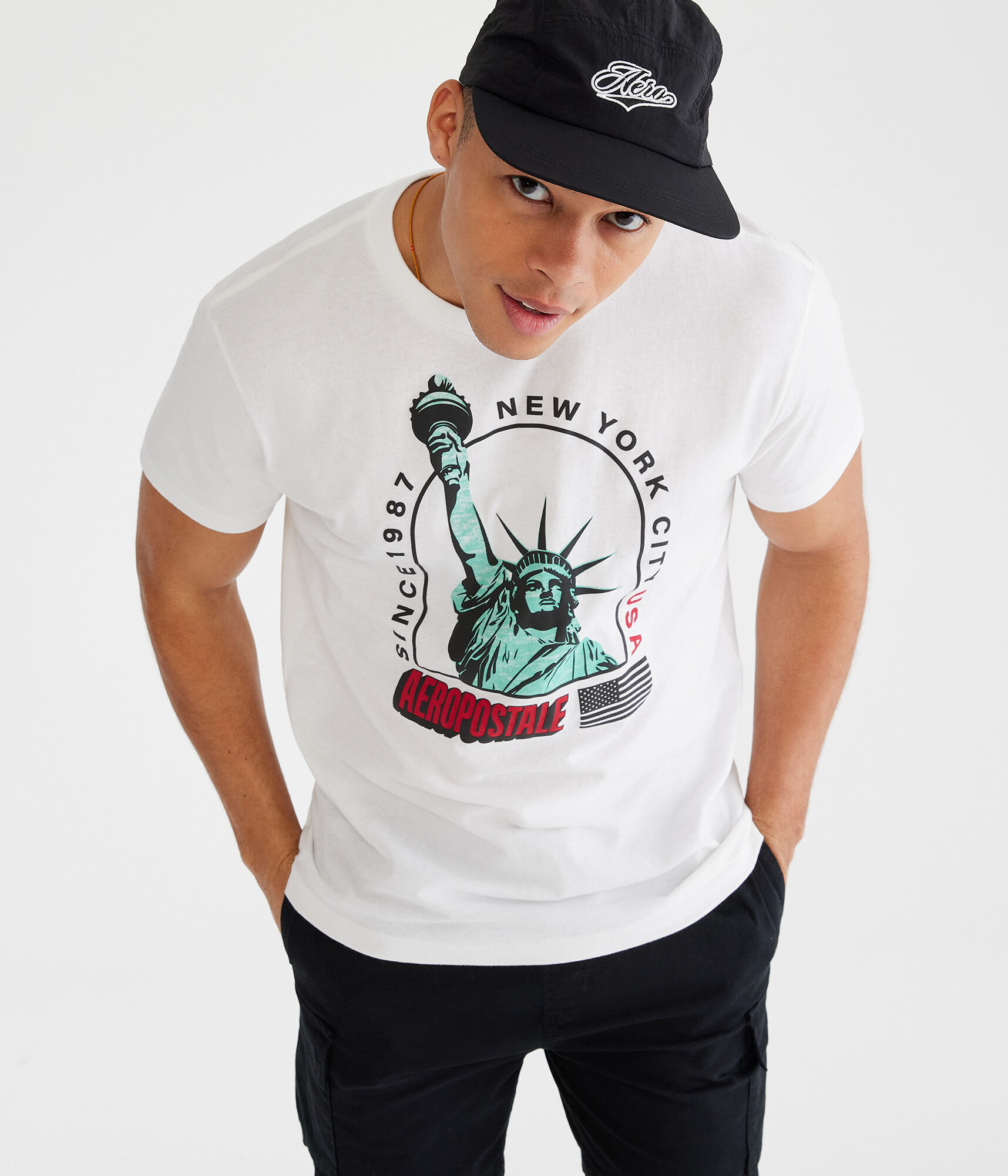 Statue Of Liberty Americana Graphic Tee