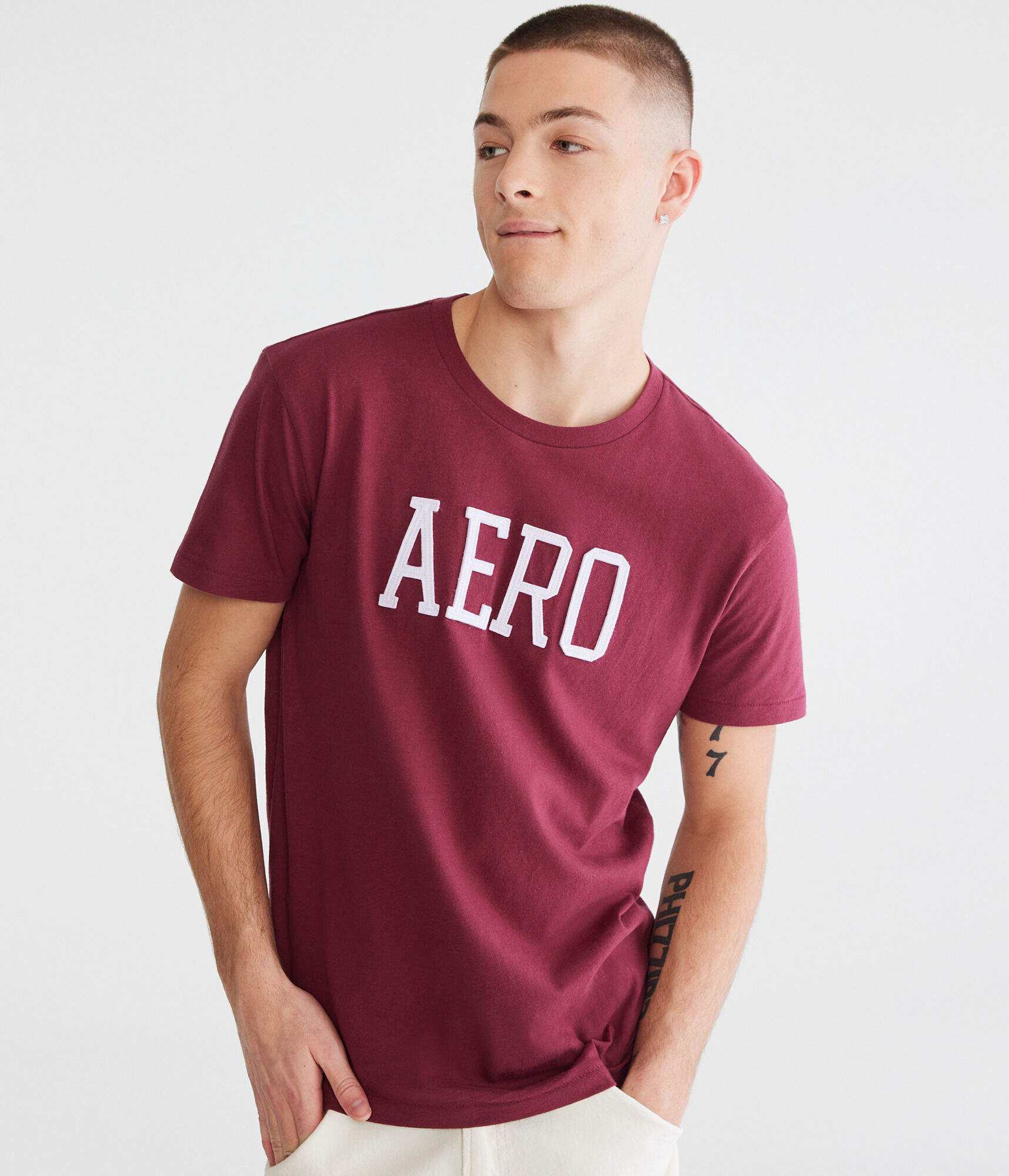 Aero Logo Appliqu&eacute; Graphic Tee