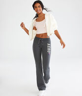 Floral Aero Low-Rise Fit & Flare Sweatpants
