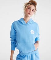 Paradise Hibiscus Flower Pullover Hoodie