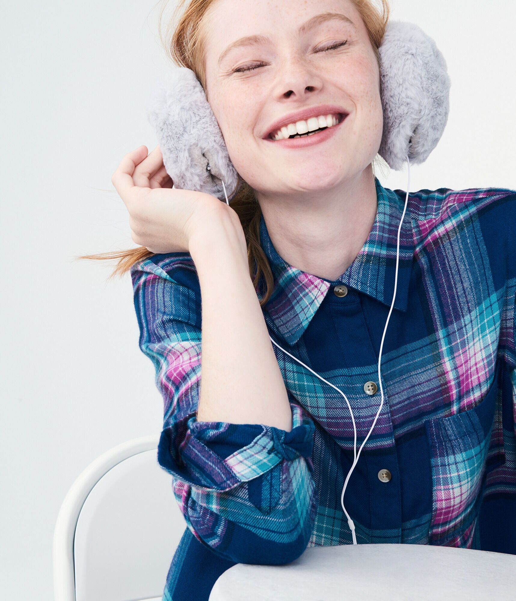 Solid Faux Fur Earmuffs