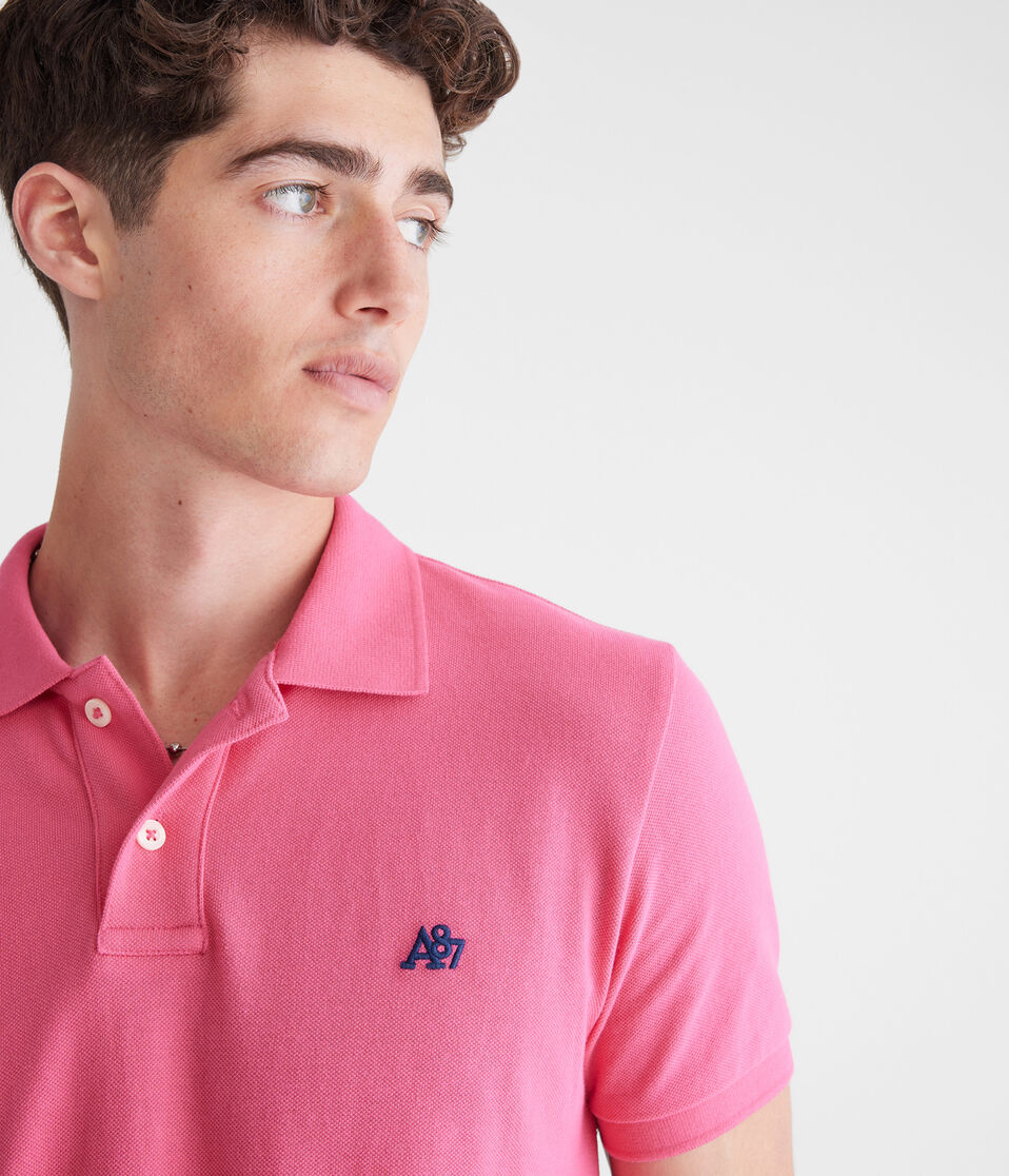 Eco A87 Logo Piqué Polo